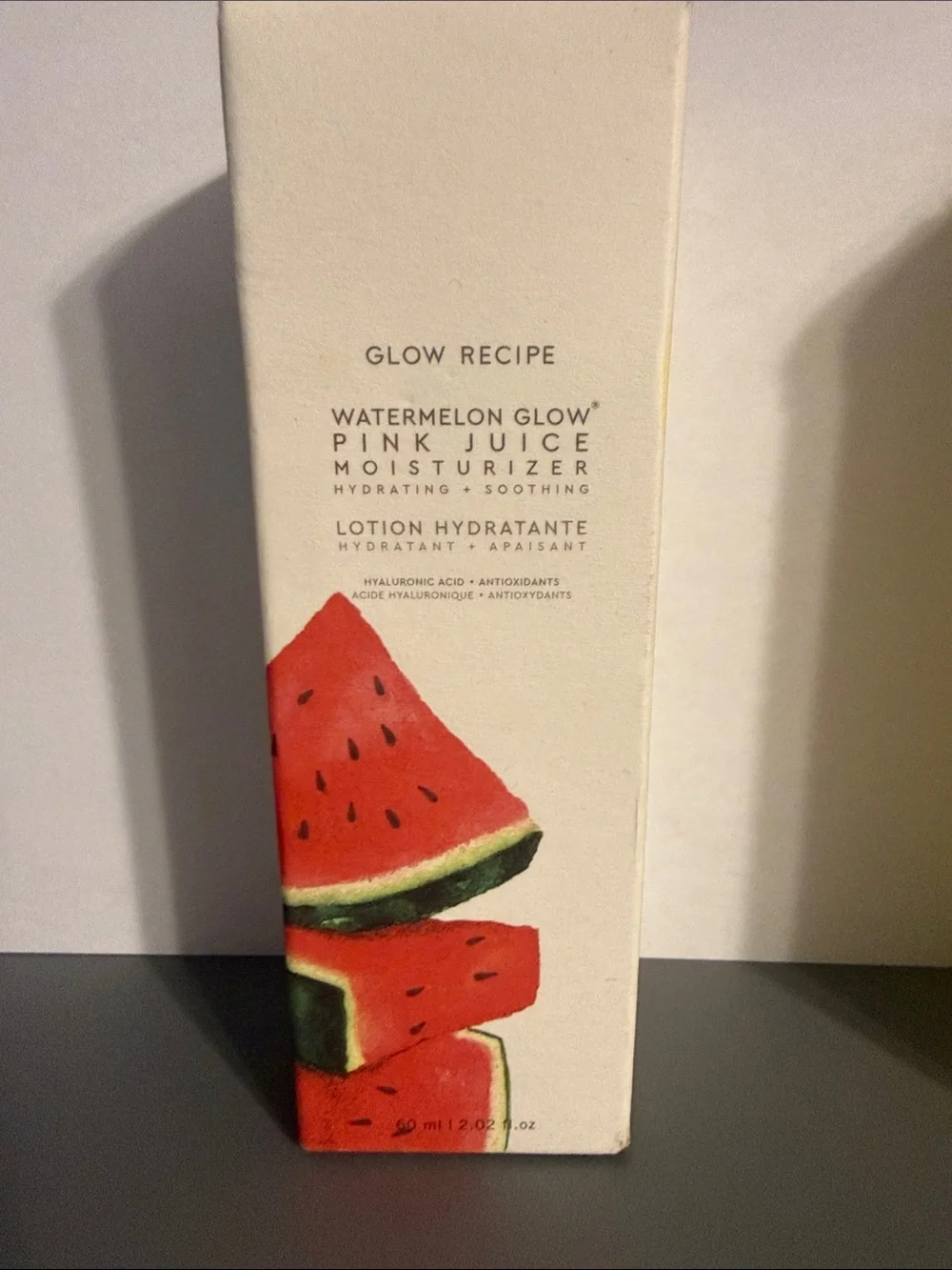 Glow Recipe Watermelon Glow Pink Juice Moisturizer – Red and Green Packaging